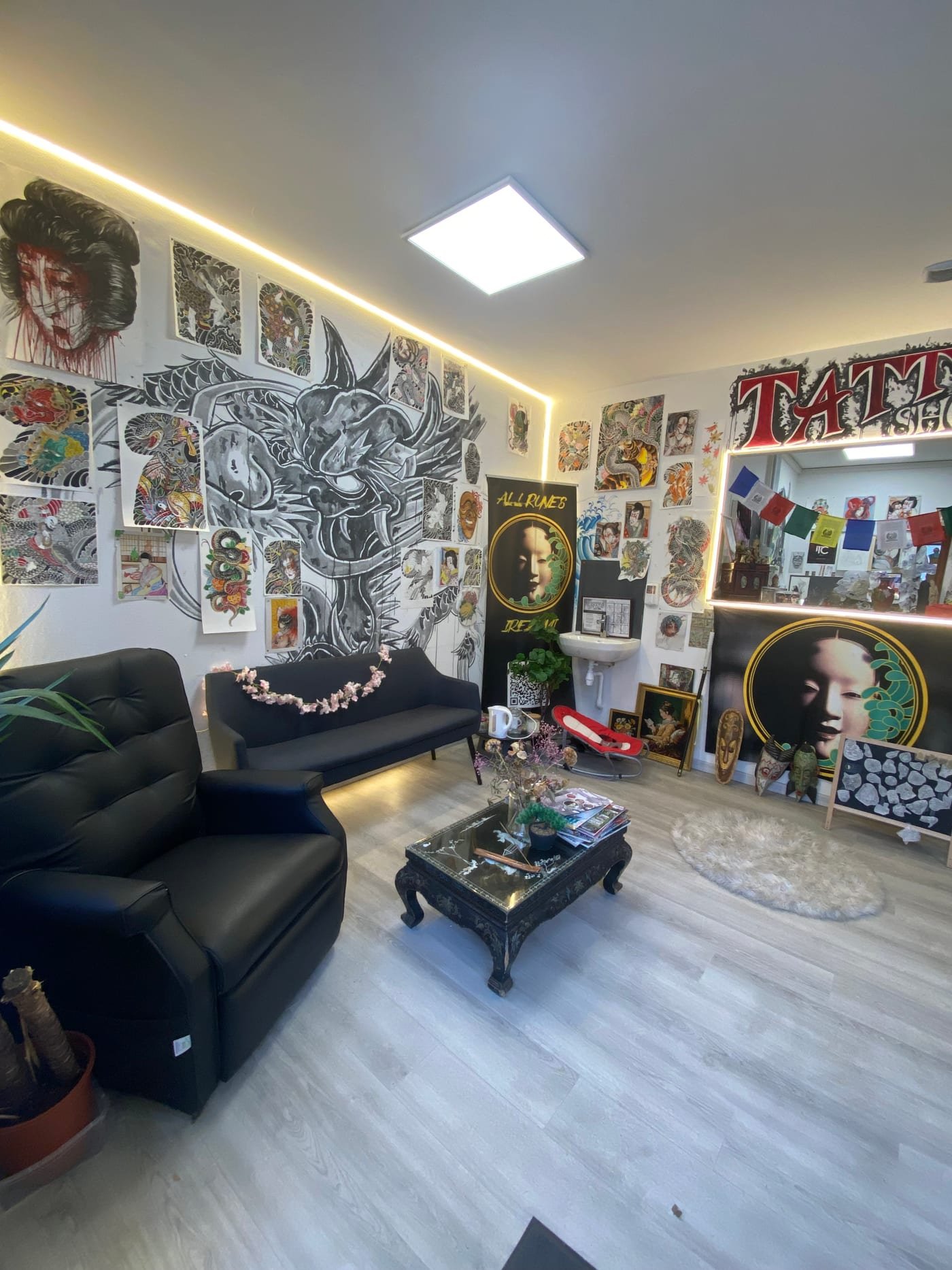 Allrunes Tattoo Shop Nancy — le salon